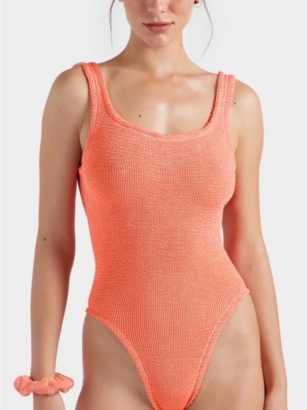 NWT Hunza G Metallic Coral
